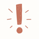 Exclamation icon representing last-minute surprises